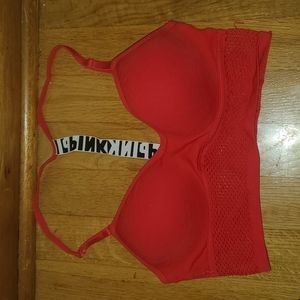 Victoria's Secret sports bra red